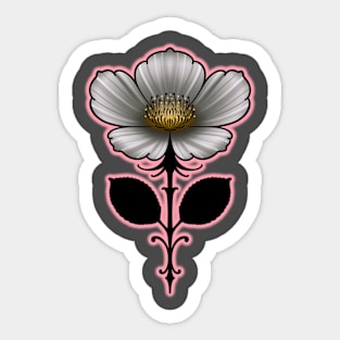 Pink Flower Sticker